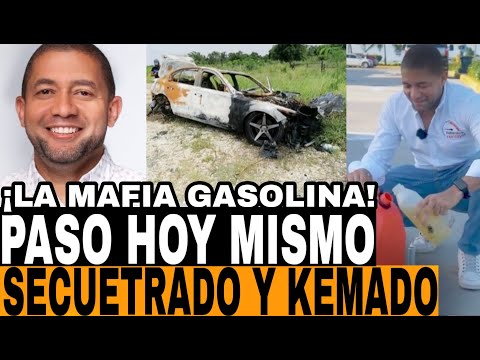 SECUETRAN Y QEMAN AL J0VEN RAFAEL VENTURA EL QUE TESTEA LA GASOLINA EN RD SU VEHICULO