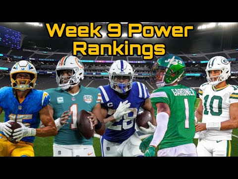 NFL Week 9 Power Rankings 