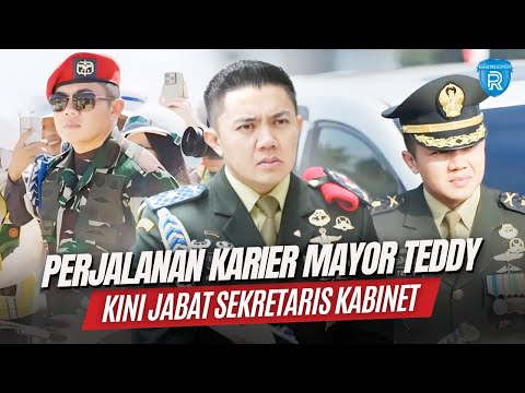 Perjalanan Karier Mayor Teddy: Cemerlang di Pendidikan Militer, Kini Jabat Sekretaris Kabinet