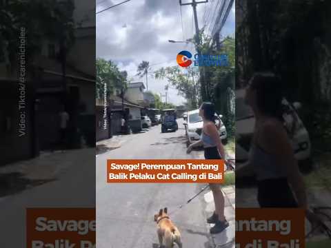 Savage! Perempuan Tantang Balik Pelaku Cat Calling di Bali