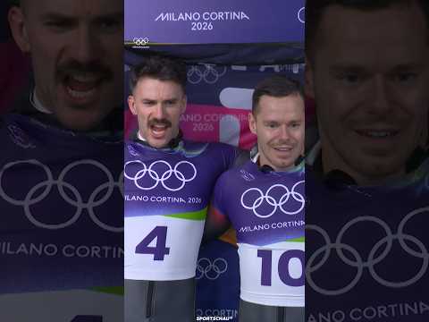Deutsche Skeletonis holen Silber und Bronze | Olympia | Sportschau #shorts