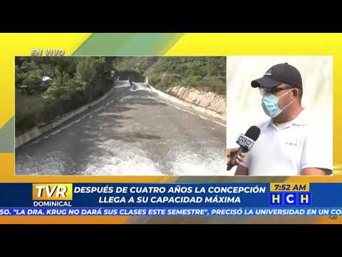 Represa Concepción se llena en su totalidad esperando brindar un mejor servicio