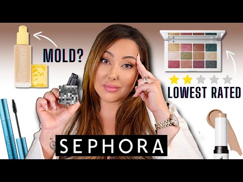 Are these products THAT bad?? Testing the WORST RATED makeup from
Sephora