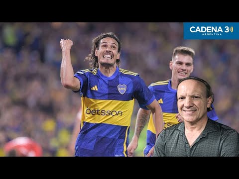 Gol de Boca a Fortaleza (Edinson Cavani) | Relato de Gustavo Vergara | Cadena 3