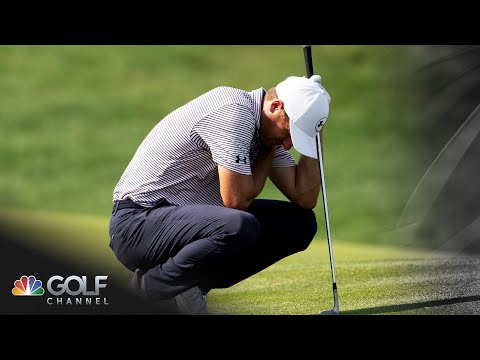 Jordan Spieth in clear pain before Travelers Championship withdrawal | Golf Channel