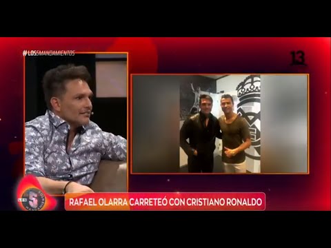 Rafael Olarra y su carrete con Cristiano Ronaldo. Los 5 Mandamientos, 2021.