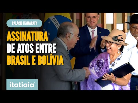 MINISTROS DE LULA PARTICIPAM DE ASSINATURA DE ACORDOS ENTRE BRASIL E BOLÍVIA