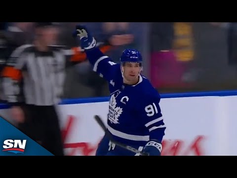 John Tavares Rips Wrister Past Jeremy Swayman To Put Maple Leafs On Board vs. Bruins