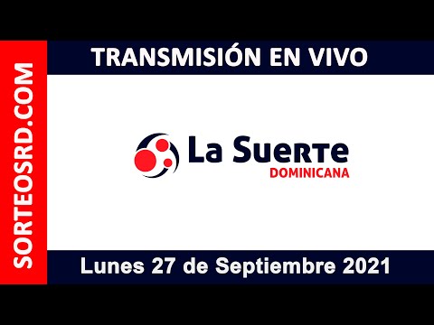 La Suerte Dominicana EN VIVO ?? Lunes 27 de septiembre 2021 – 12:30 PM