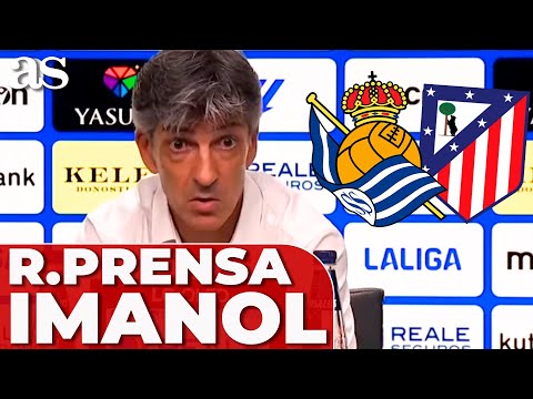 IMANOL, RUEDA DE PRENSA completa hoy tras el REAL SOCIEDAD 1 - ATLÉTICO DE MADRID 1 | LALIGA