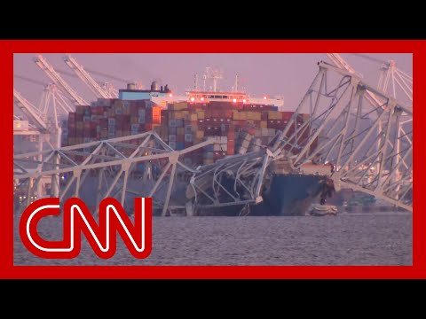 Video shows aftermath of bridge collapse in Baltimore`