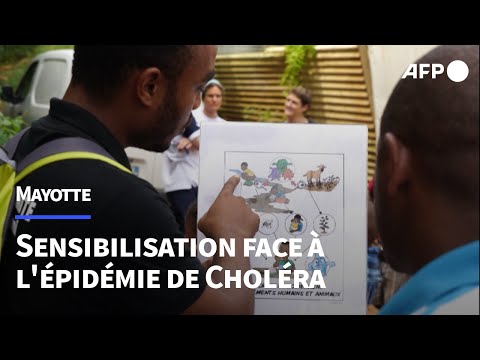 Mayotte: face à l'épidémie de choléra, sensibilisation et vaccinations | AFP