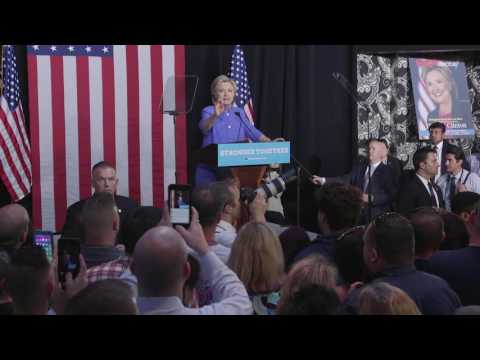 Hillary Clinton Joins HRC Supporters in Wilton Manors, Florida