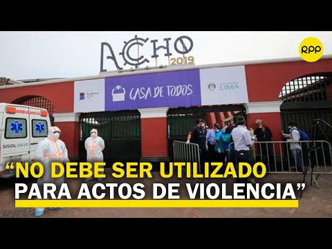 Carlos Ángeles: “Jorge Muñoz tienen el poder de evitar que Acho vuelva a ser sede de violencia”