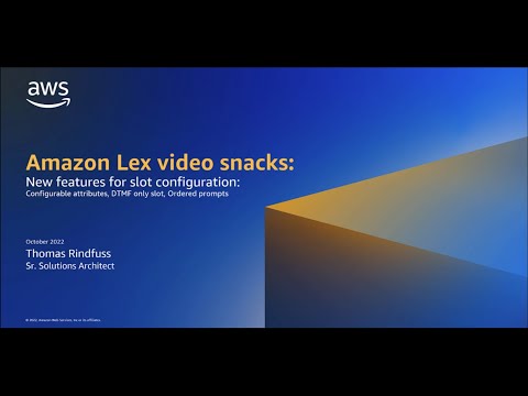 Configure DTMF slots and ordered retry prompts with Amazon Lex | Amazon Web Services