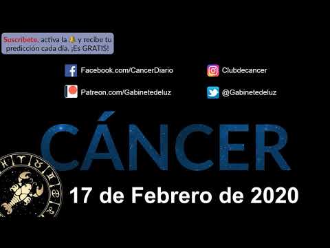 Horóscopo Diario - Cáncer - 17 de Febrero de 2020