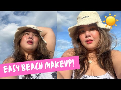 my beach & swimming makeup! no foundation needed 💦