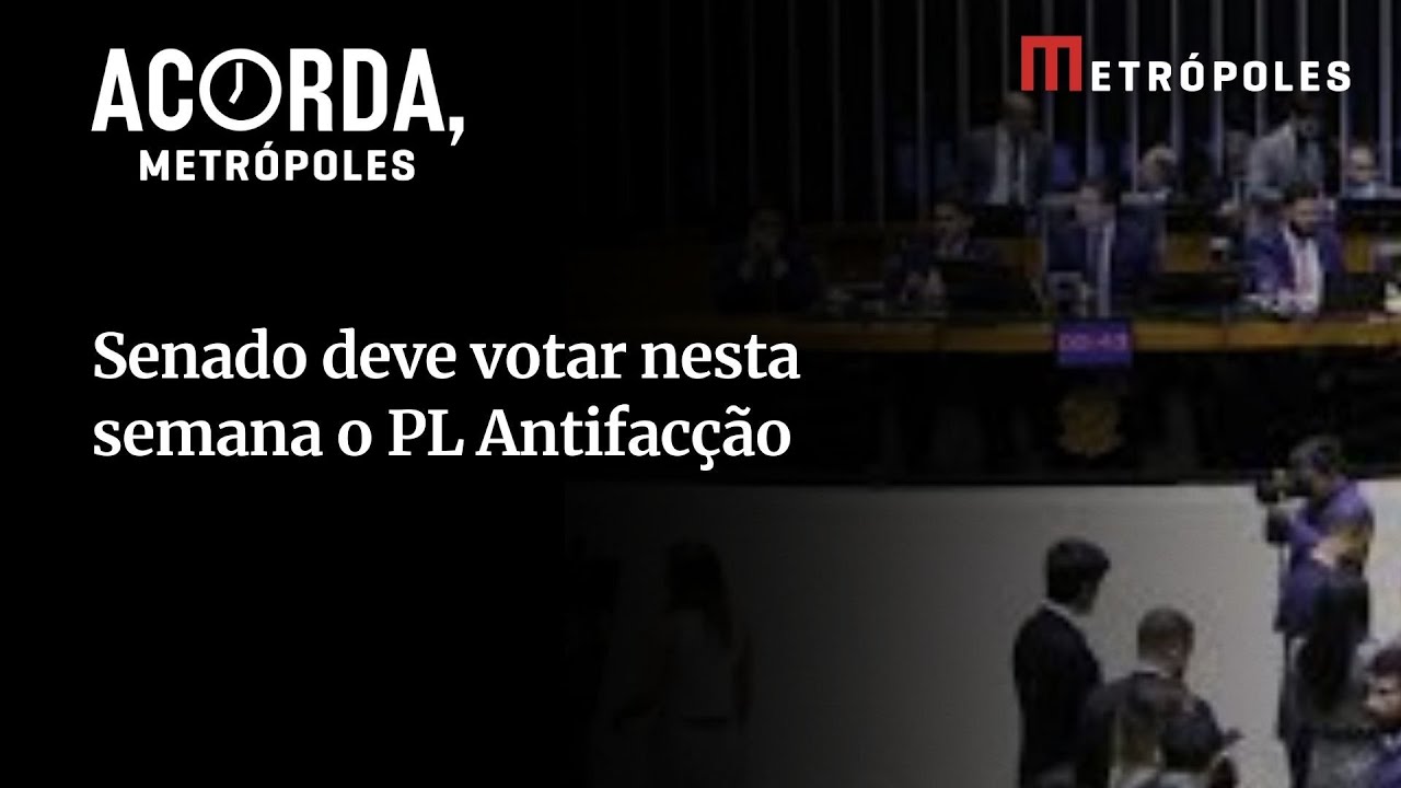 Senado deve votar PL Antifacção nesta quarta-feira (3/12)