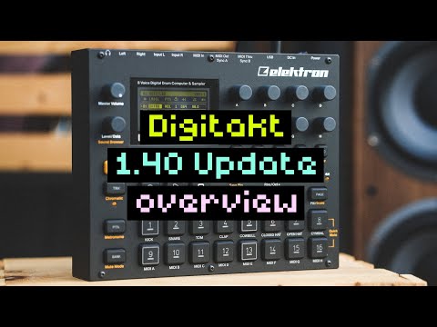 Digitakt OS 1.40 Update Overview - Song Mode + Keyboard Scales