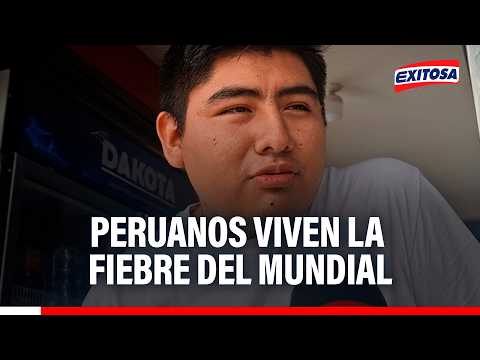 🔴🔵 Peruanos viven con emoción el inicio del Mundial: Se reúnen en la Plaza San Martín y otros puntos