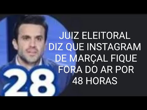 INSTAGRAM DE PABLO MARÇAL FORA DO AR DIZ, JUIZ DO TRESP.