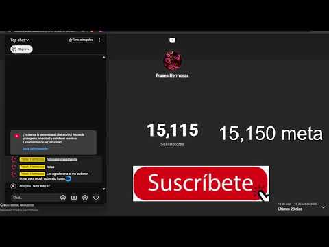 llegando a 15,100 sub Frases Hermosas