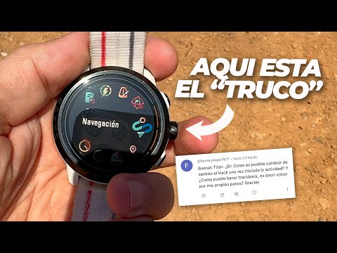 Invertir TRACK  y vuelta al INICIO mientras seguimos un trayecto en COROS