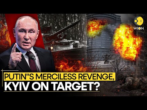 Russia-Ukraine War: Massive Drone Attack As Putin Vows Merciless Revenge For Kyiv Strike | WION LIVE