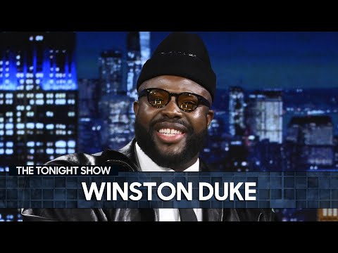 Winston Duke Has Jimmy Try on His Iconic Hats, Shares Secret to Ryan Gosling Friendship