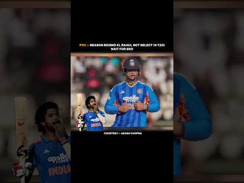 Akash Chopra On KL Rahul Not Fit For <strong>T20I</strong> 💔... #shorts #cricket