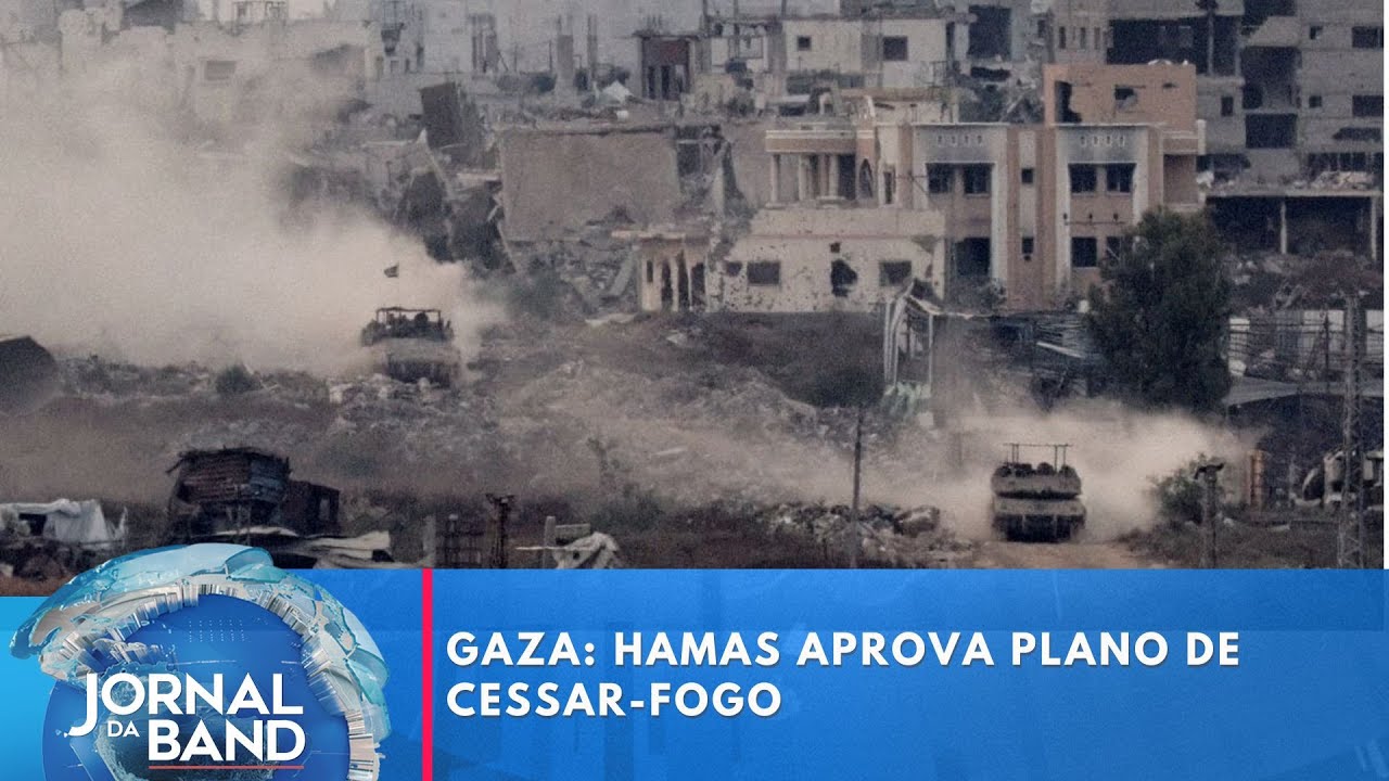 Gaza Hamas aprova plano de cessar fogo