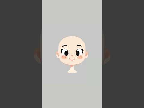 StoryBoard 3 de la vidéo Cartoon Girl Character ​@ArtwithFlo  #shorts #drawing