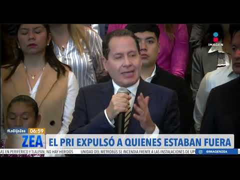 El PRI expulsó a quienes estaban fuera