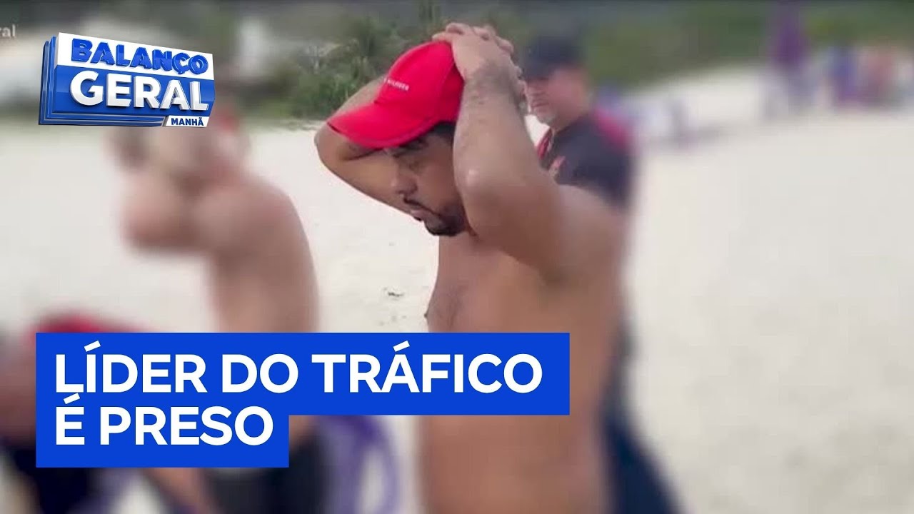Líder do Comando Vermelho flagrado em praia tentou se passar por outra pessoa