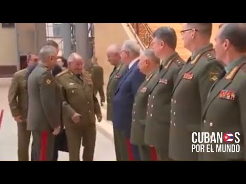 Ministro de Defensa de Cuba, fue a Moscú a ratificar el apoyo al tirano Putin.
