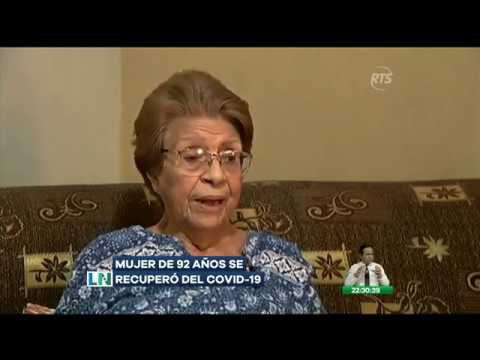 Mujer de 92 años se recuperó del Covid-19