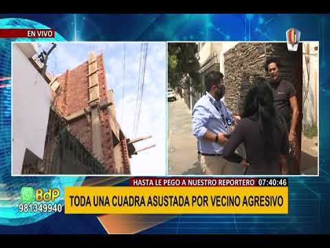 Vecinos enfrentados en Salamanca: reportero de Panamericana también fue agredido en el rostro
