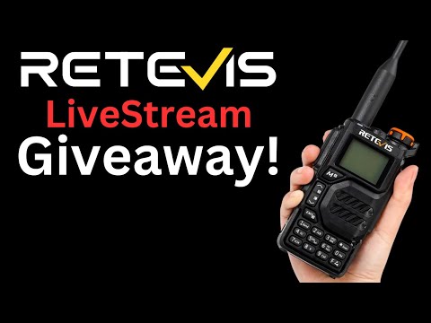 LiveStream Giveaway from Retevis!