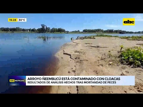 Arroyo Ñeembucú está contaminado con cloacas