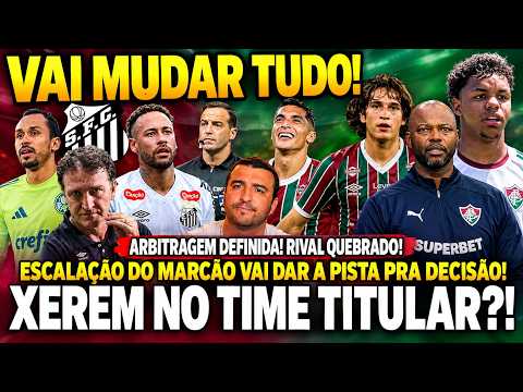 Fluminense deve poupar titulares contra o Santos em preparação para a Libertadores; Santos com desfalques importantes.