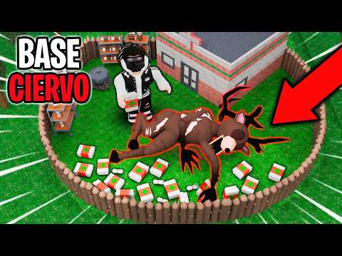 CONSTRUÍ UN REFUGIO SEGURO para el CIERVO en 99 noches en el bosque