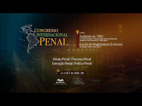 CONGRESSO INTERNACIONAL PENAL - 03.09.2026