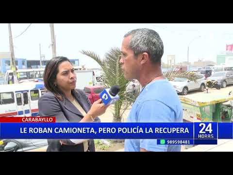 Carabayllo: Policía Nacional recupera camioneta robada
