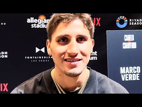 Canelo PROTEGE Marco Verde WARNS Crawford He Can’t Run: “We’re Pressing & Charging Him!”