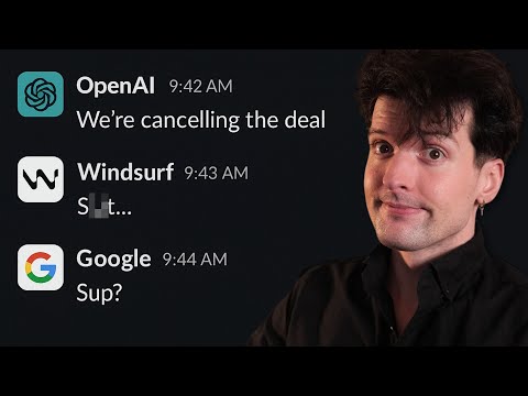 The Windsurf situation is pretty wild (RIP $3 billion?)