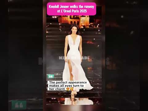 Kendall Jenner Walks Runway #shortvideo #news #kendalljenner