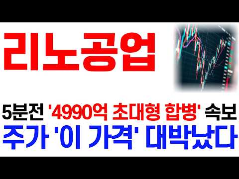 주가 '이 <strong>가격</strong>' 대박! / 주주 <strong>필수</strong> 시청 영상 #리노공업주가전망 #리노공업 #리노공업주가 #리노공업전망