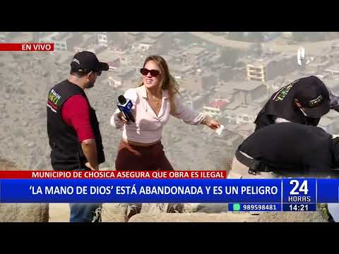 Chosica: obra de construcción de “La mano de Dios” está abandonada