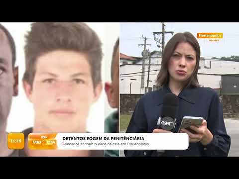 Detentos fugiram da penitenciária na Capital por buraco na cela | Segurança | SCC Meio-Dia