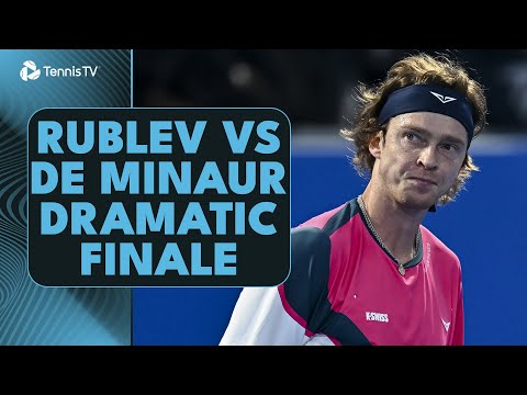 Andrey Rublev vs Alex De Minaur Dramatic Finale! 🥵 | Doha 2025 Highlights